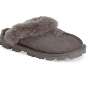 UGG Coquette Feather Suede  slippers